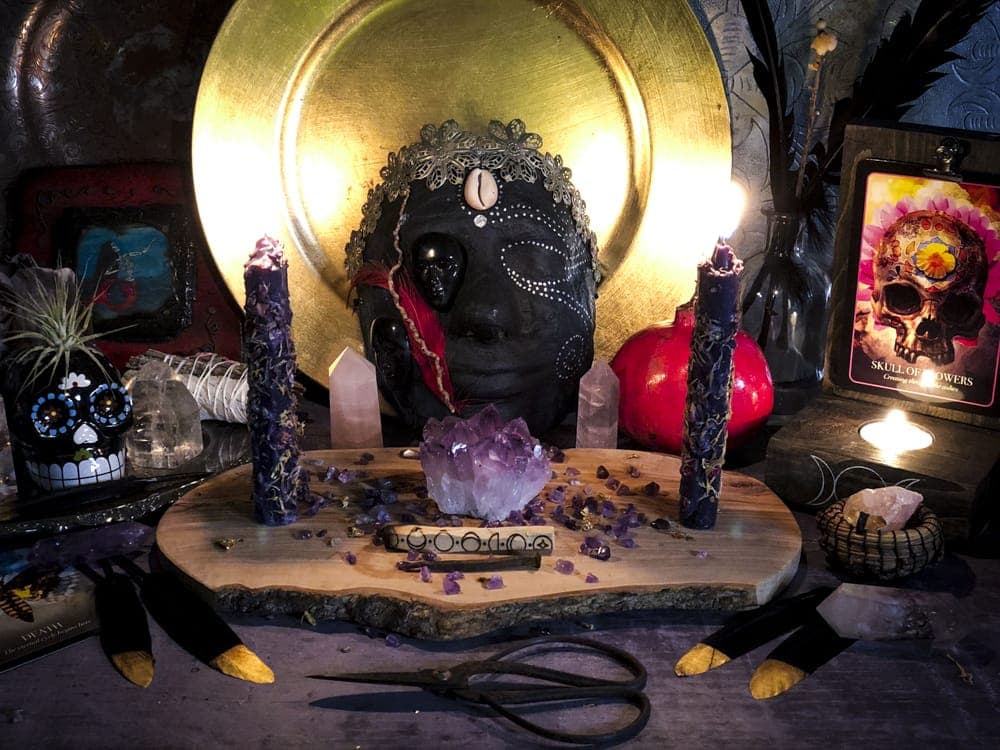An ancestral ritual altar.