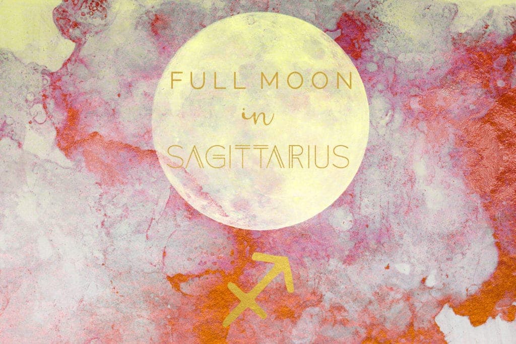 Full Moon + Penumbral Lunar Eclipse in Sagittarius, June 5th, 2020