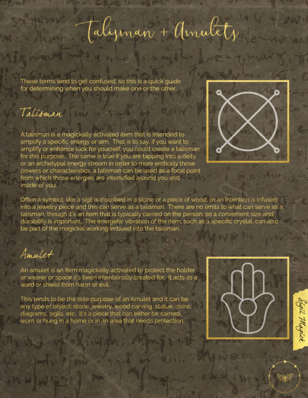Talismans + Amulets